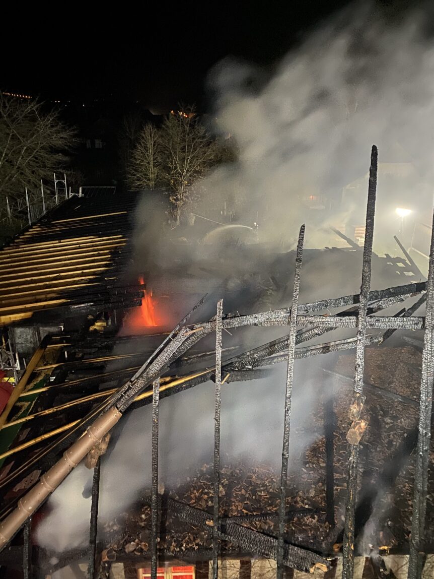 Einsatz 22.12.2023 Grossbrand in Gals