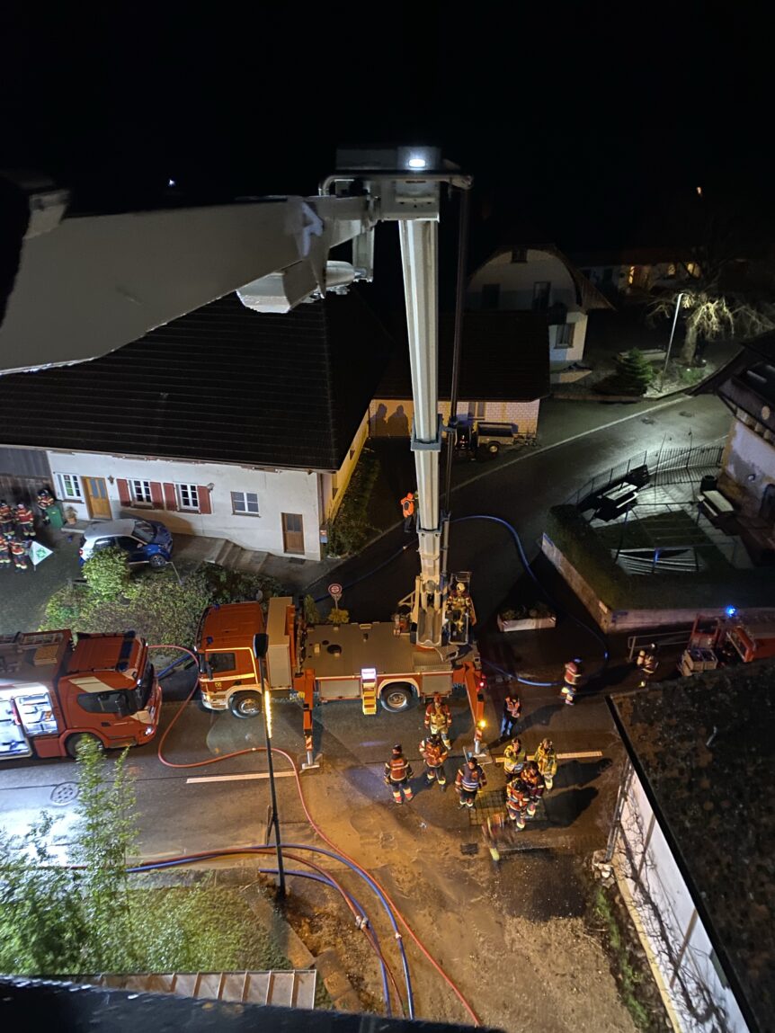 Einsatz 22.12.2023 Grossbrand in Gals