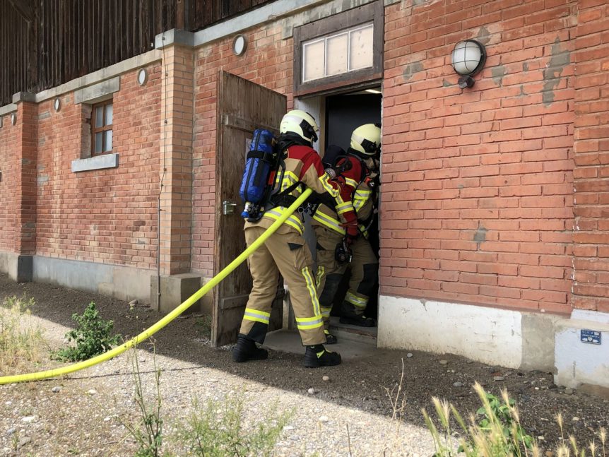 Einsatzübungen der Feuerwehr Ins vom 26.06.2021