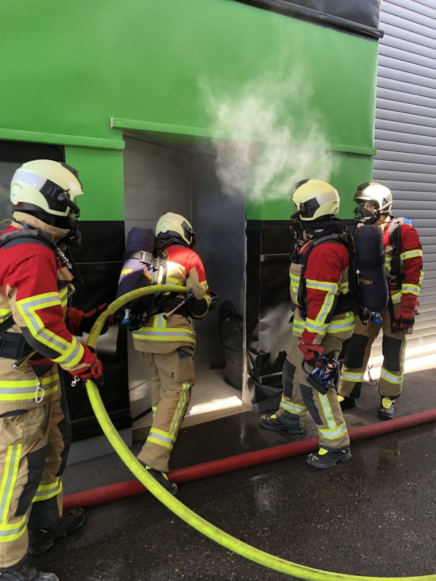 Einsatzübungen der Feuerwehr Ins vom 26.06.2021