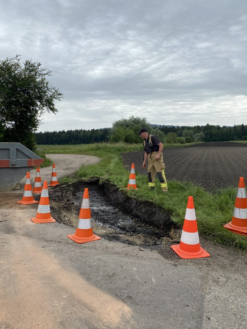 Einsatz 08.06.2024 Ölunfall Witzwilstrasse Ins