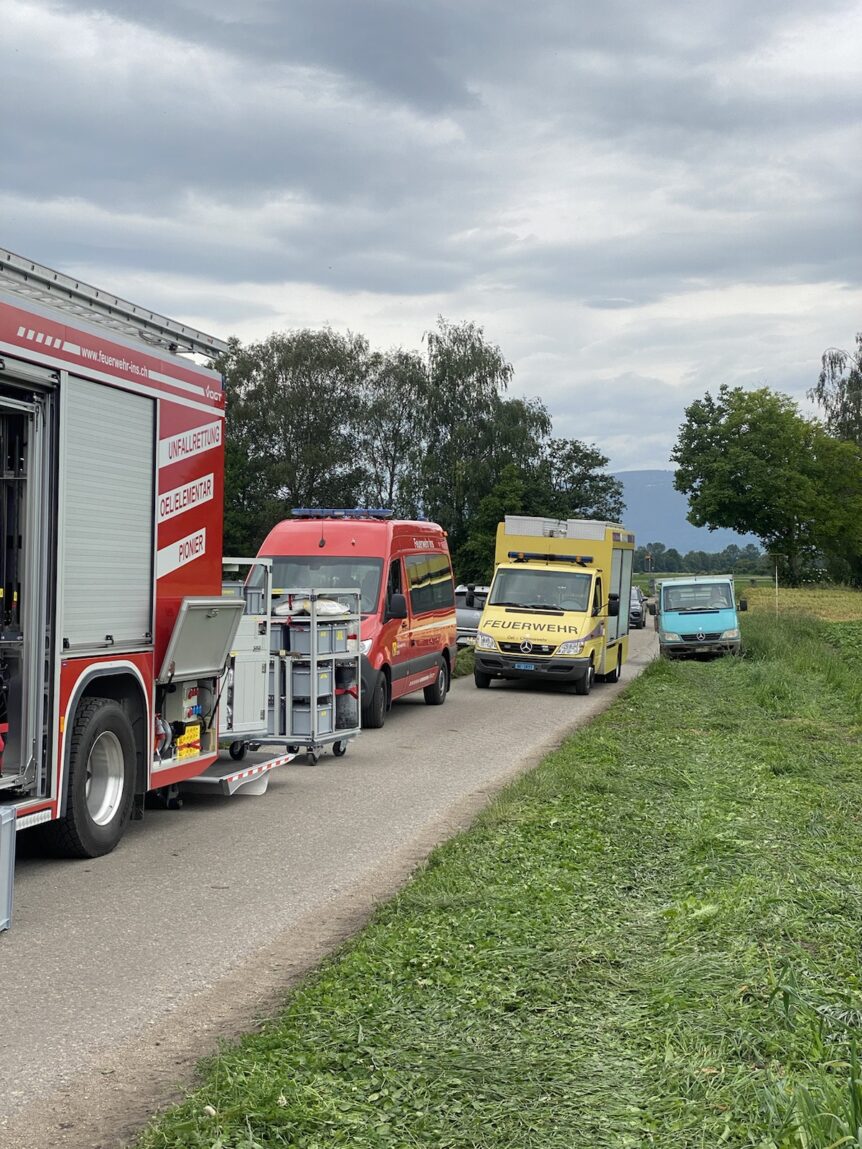 Einsatz 08.06.2024 Ölunfall Witzwilstrasse Ins