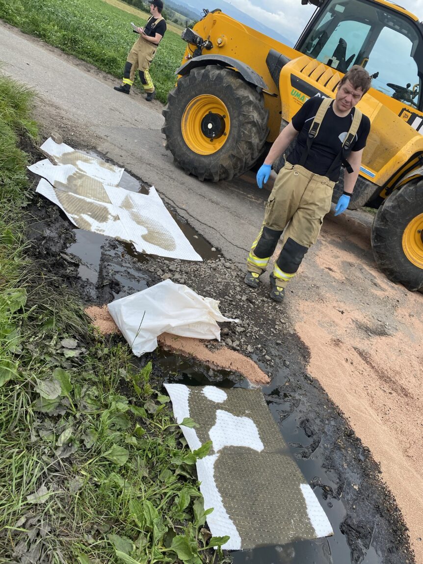 Einsatz 08.06.2024 Ölunfall Witzwilstrasse Ins